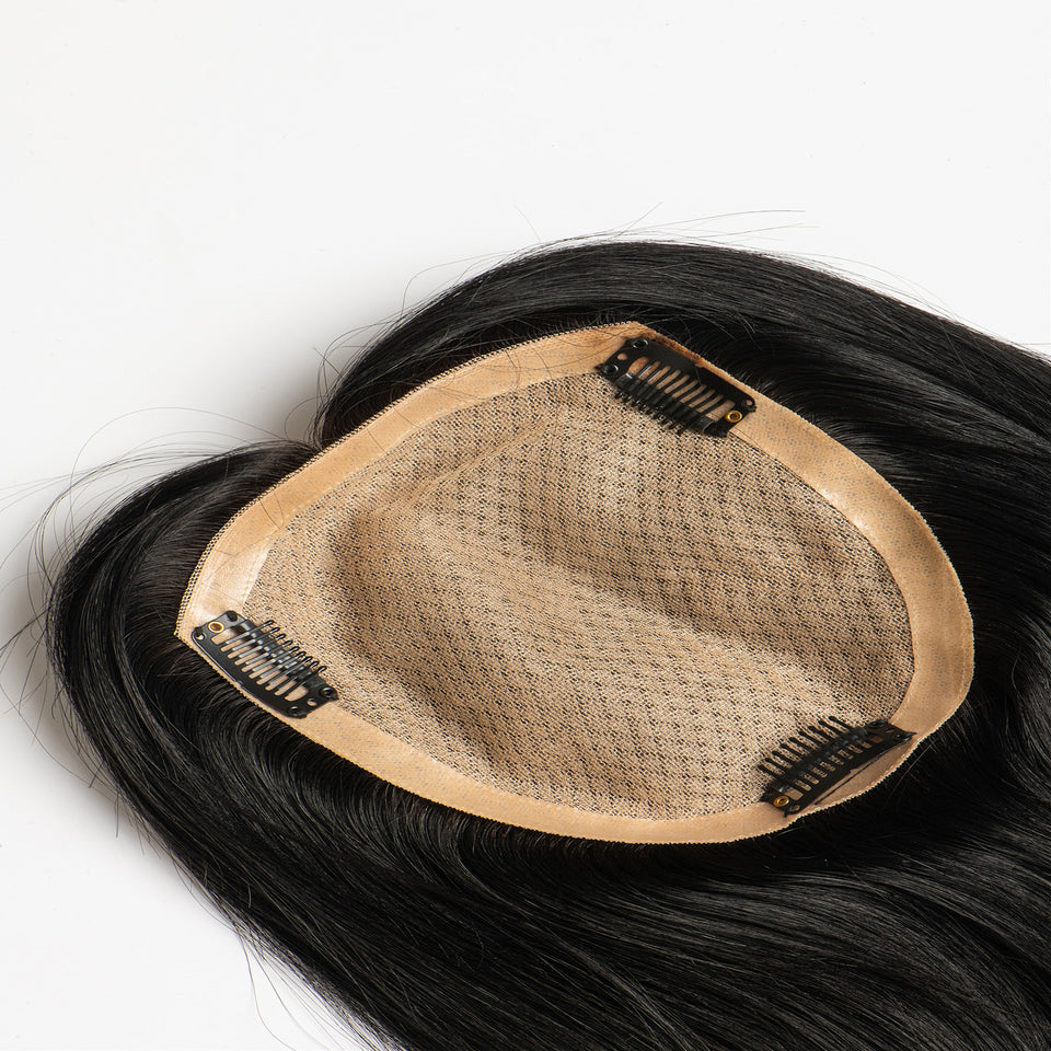Toppers -Elevate Your Hairstyle With Our Premium 100% Virgin human Hair Topper Extensions By Star Extensions.