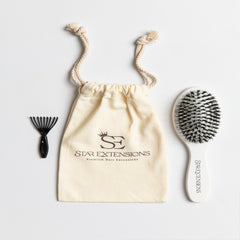 Make Your Haircare Routine Even Better With Star Extensions Fancy Human Soft Hair Brushes.
